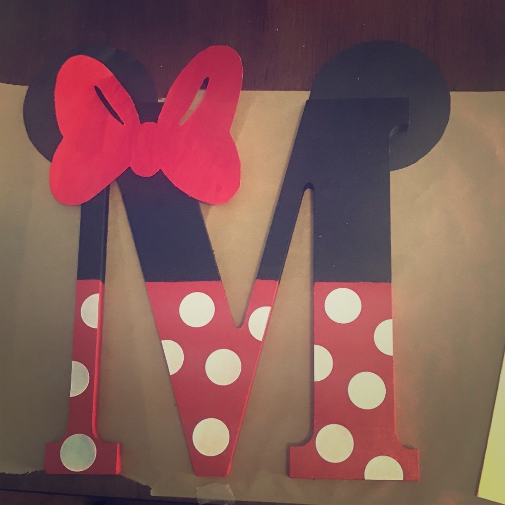 Custom painted wooden letters. Any theme!